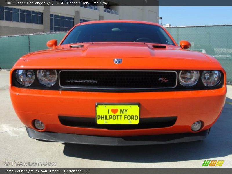 HEMI Orange / Dark Slate Gray 2009 Dodge Challenger R/T