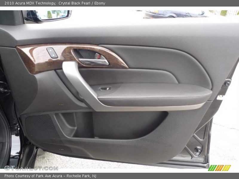 Crystal Black Pearl / Ebony 2010 Acura MDX Technology