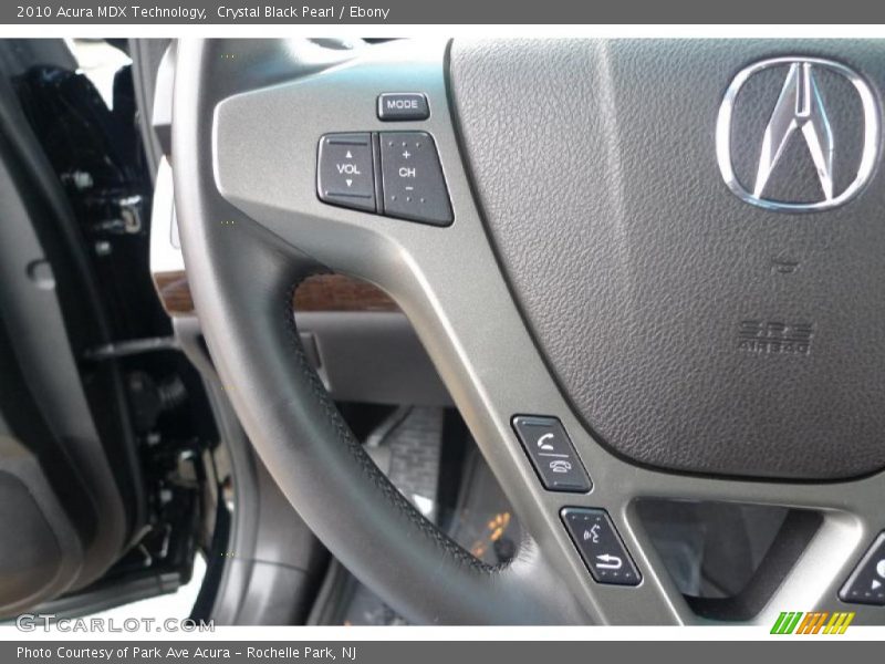 Crystal Black Pearl / Ebony 2010 Acura MDX Technology