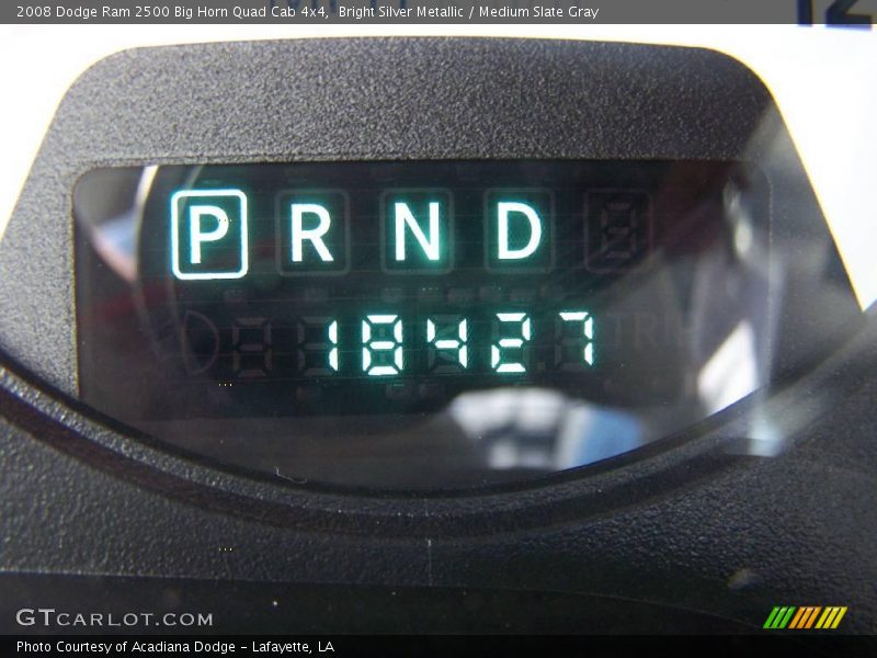 Bright Silver Metallic / Medium Slate Gray 2008 Dodge Ram 2500 Big Horn Quad Cab 4x4