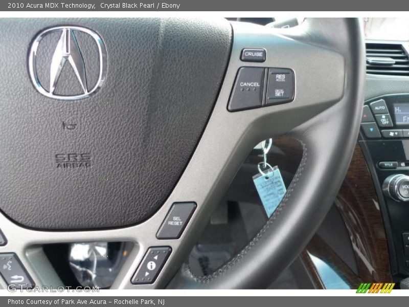 Crystal Black Pearl / Ebony 2010 Acura MDX Technology