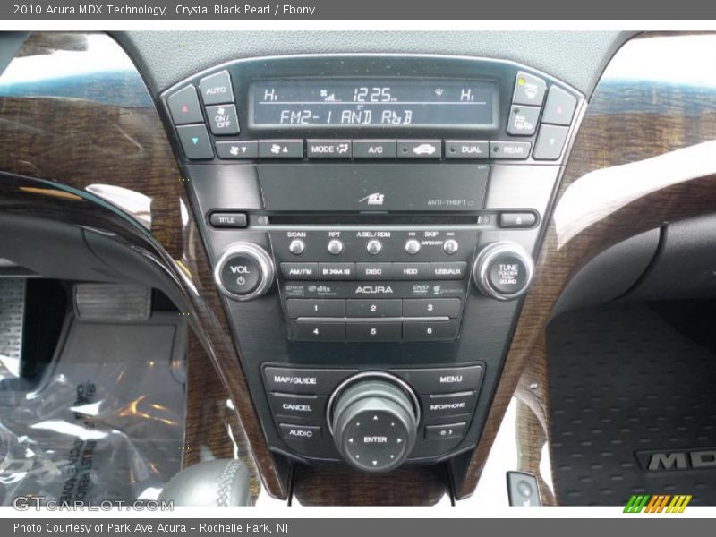 Crystal Black Pearl / Ebony 2010 Acura MDX Technology