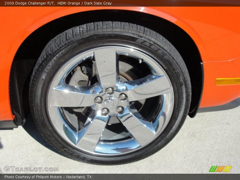 HEMI Orange / Dark Slate Gray 2009 Dodge Challenger R/T