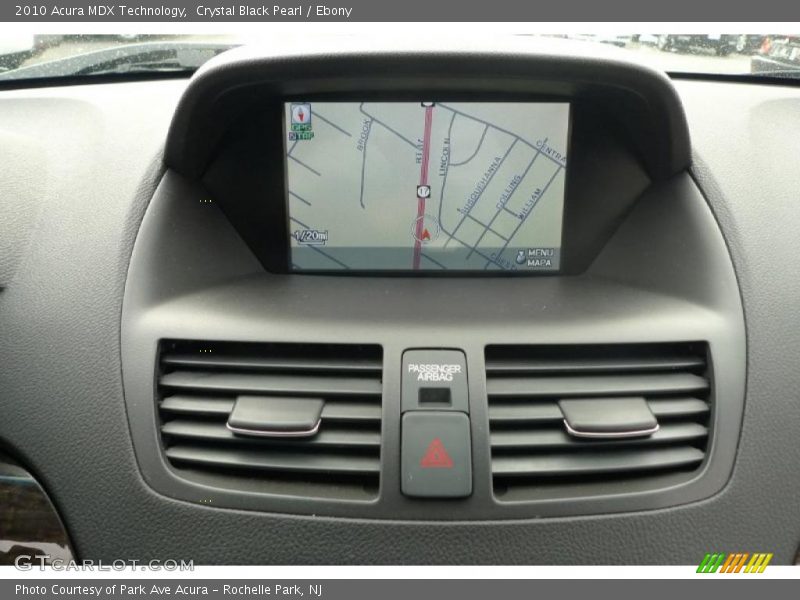 Crystal Black Pearl / Ebony 2010 Acura MDX Technology