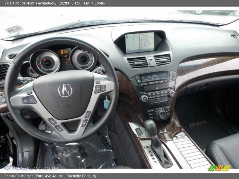 Crystal Black Pearl / Ebony 2010 Acura MDX Technology
