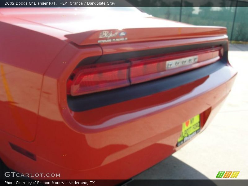 HEMI Orange / Dark Slate Gray 2009 Dodge Challenger R/T