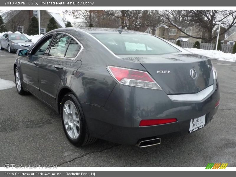 Polished Metal Metallic / Ebony 2010 Acura TL 3.5