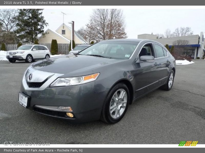 Polished Metal Metallic / Ebony 2010 Acura TL 3.5