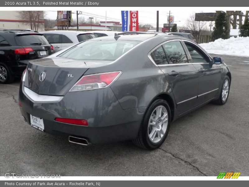 Polished Metal Metallic / Ebony 2010 Acura TL 3.5