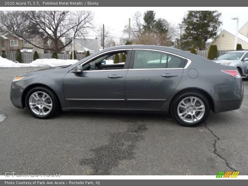Polished Metal Metallic / Ebony 2010 Acura TL 3.5