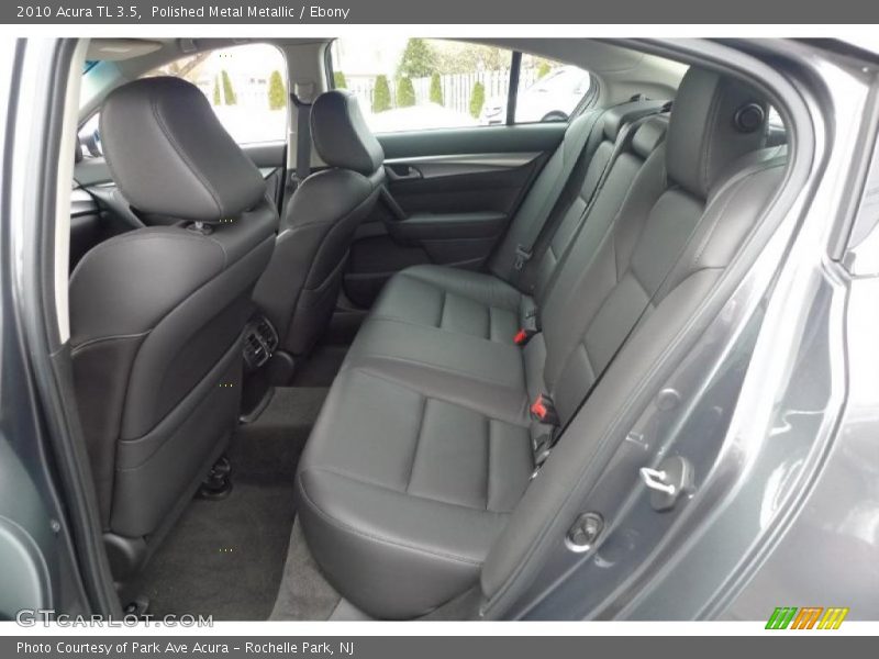 Polished Metal Metallic / Ebony 2010 Acura TL 3.5
