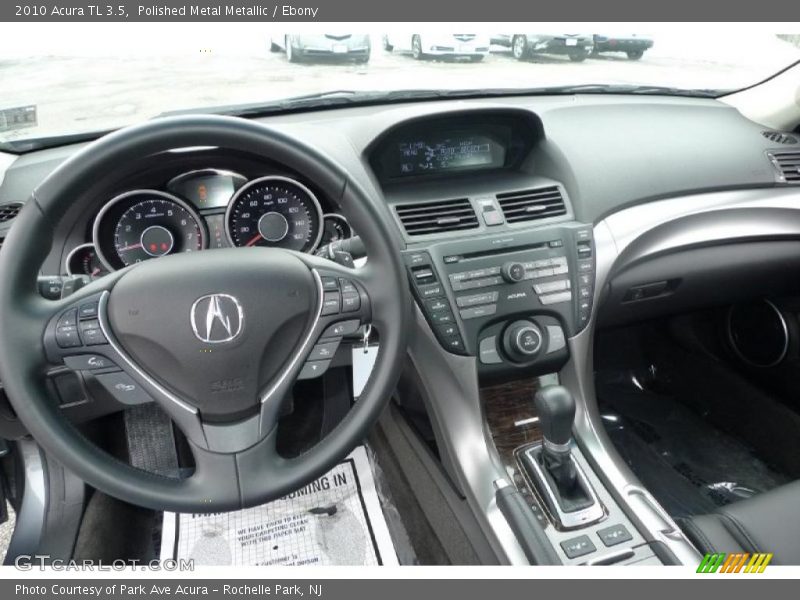 Polished Metal Metallic / Ebony 2010 Acura TL 3.5
