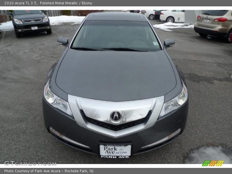 Polished Metal Metallic / Ebony 2010 Acura TL 3.5
