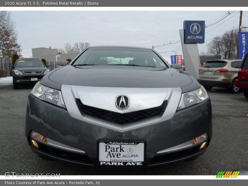 Polished Metal Metallic / Ebony 2010 Acura TL 3.5