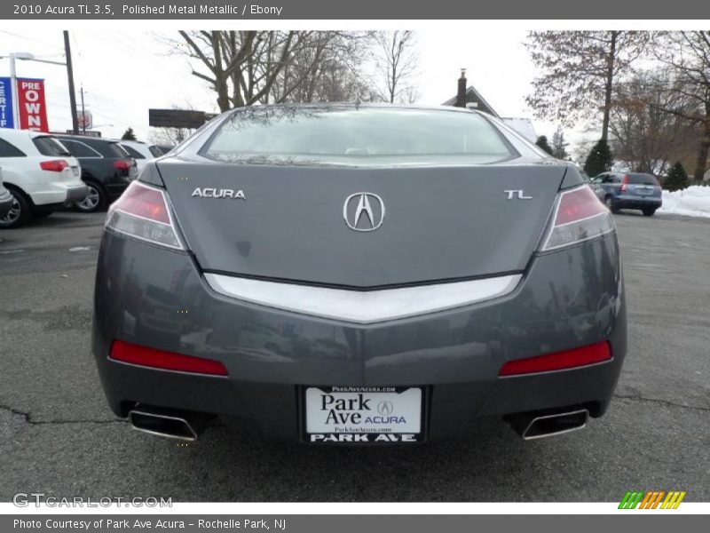 Polished Metal Metallic / Ebony 2010 Acura TL 3.5