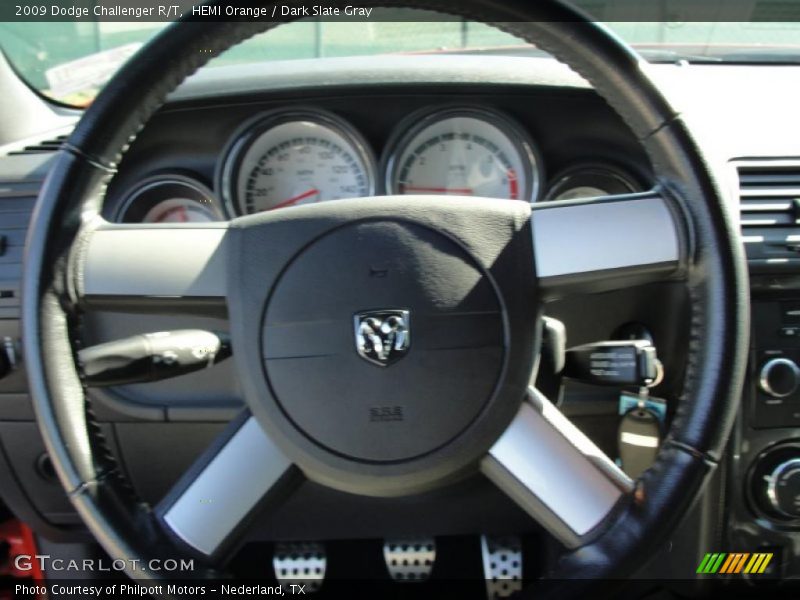 HEMI Orange / Dark Slate Gray 2009 Dodge Challenger R/T
