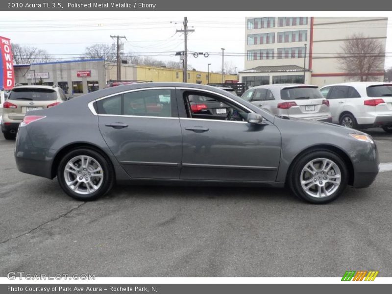 Polished Metal Metallic / Ebony 2010 Acura TL 3.5
