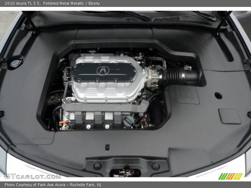 Polished Metal Metallic / Ebony 2010 Acura TL 3.5