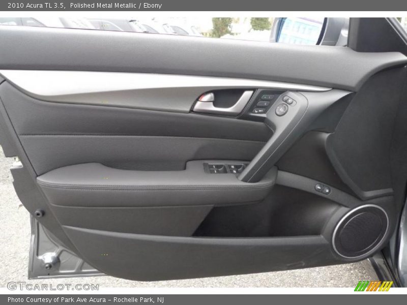 Polished Metal Metallic / Ebony 2010 Acura TL 3.5