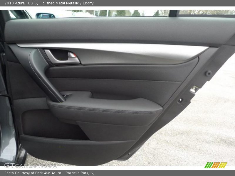 Polished Metal Metallic / Ebony 2010 Acura TL 3.5