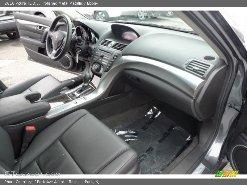 Polished Metal Metallic / Ebony 2010 Acura TL 3.5