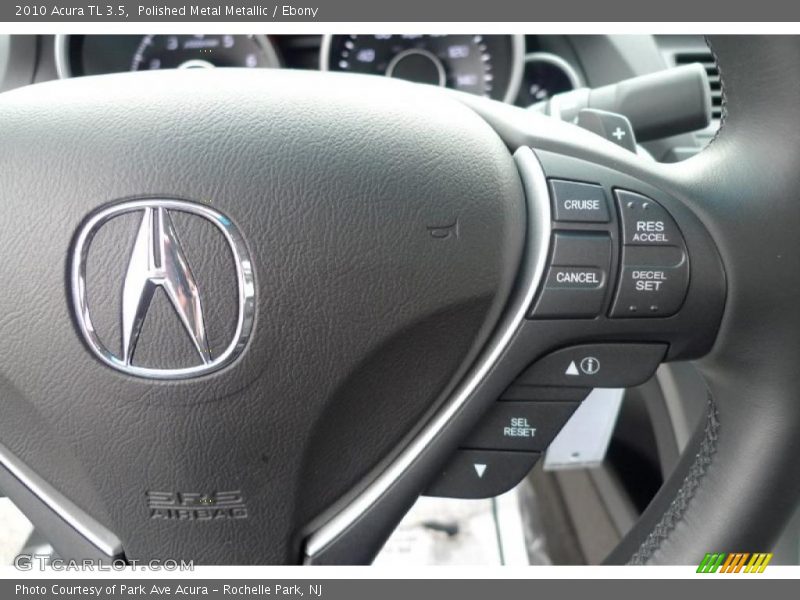 Polished Metal Metallic / Ebony 2010 Acura TL 3.5