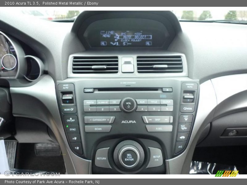 Polished Metal Metallic / Ebony 2010 Acura TL 3.5