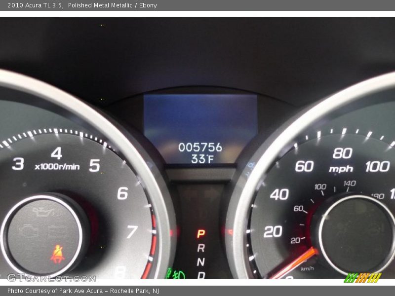 Polished Metal Metallic / Ebony 2010 Acura TL 3.5