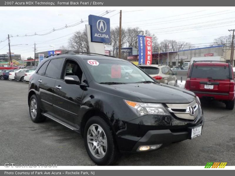 Formal Black Pearl / Ebony 2007 Acura MDX Technology