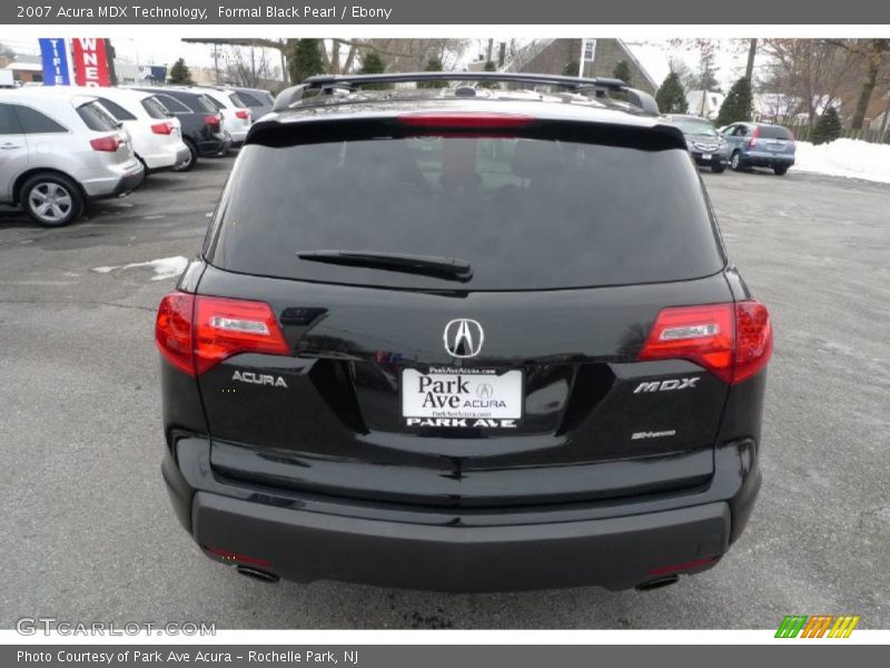 Formal Black Pearl / Ebony 2007 Acura MDX Technology