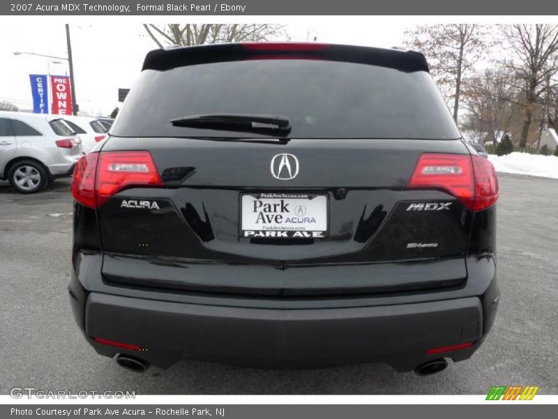 Formal Black Pearl / Ebony 2007 Acura MDX Technology