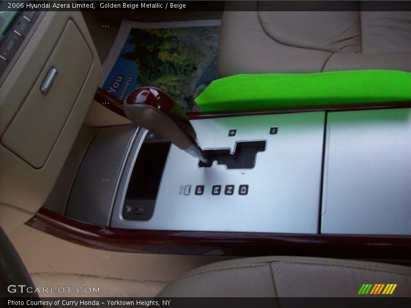 Golden Beige Metallic / Beige 2006 Hyundai Azera Limited