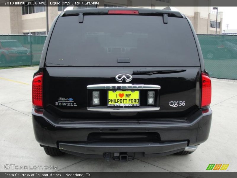 Liquid Onyx Black / Graphite 2010 Infiniti QX 56 4WD