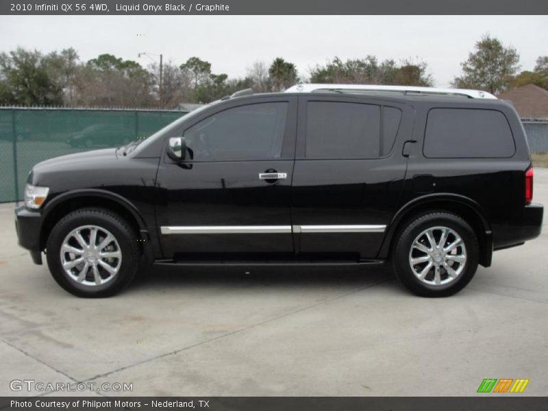 Liquid Onyx Black / Graphite 2010 Infiniti QX 56 4WD