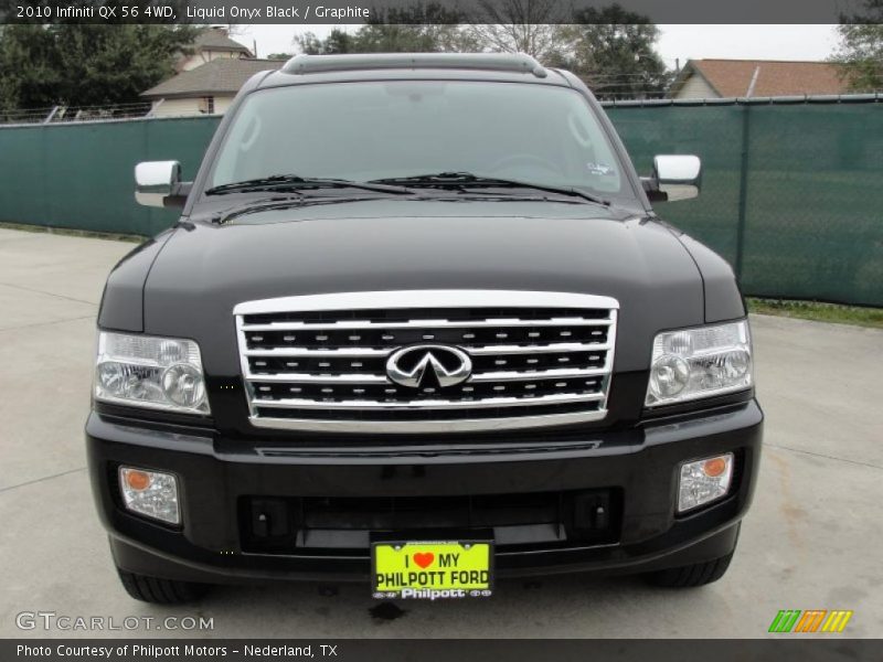 Liquid Onyx Black / Graphite 2010 Infiniti QX 56 4WD