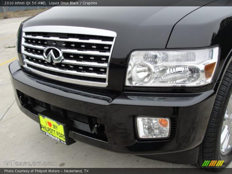 Liquid Onyx Black / Graphite 2010 Infiniti QX 56 4WD
