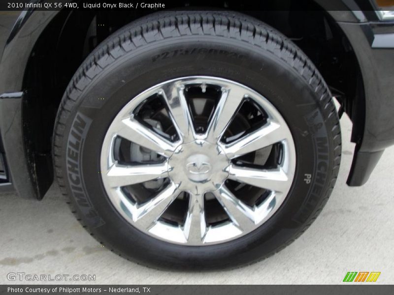 Liquid Onyx Black / Graphite 2010 Infiniti QX 56 4WD