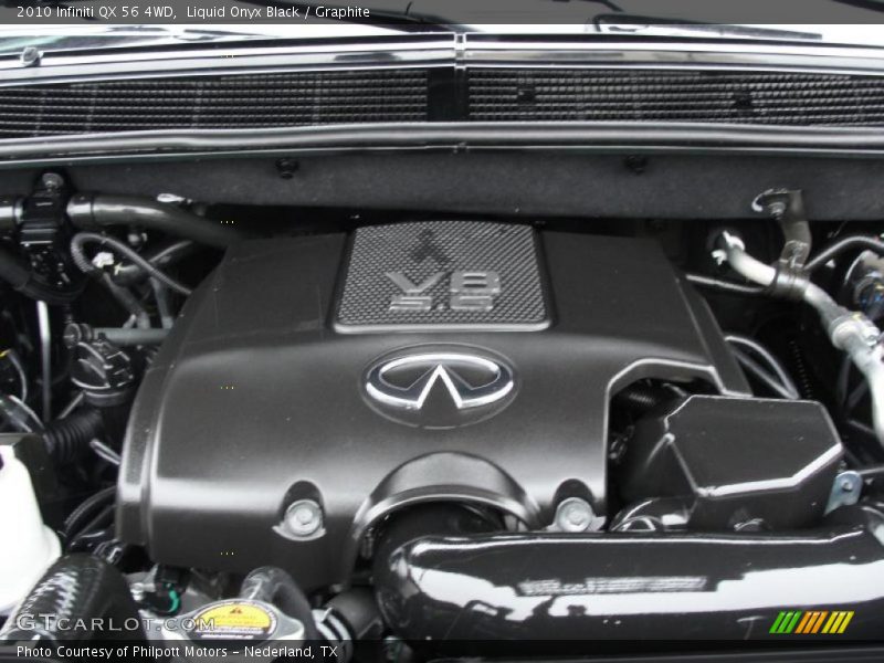 Liquid Onyx Black / Graphite 2010 Infiniti QX 56 4WD
