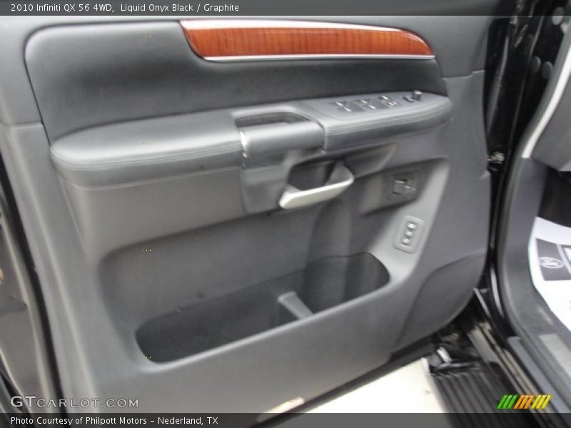 Liquid Onyx Black / Graphite 2010 Infiniti QX 56 4WD