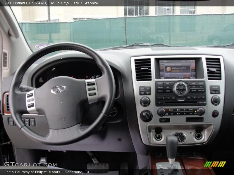 Liquid Onyx Black / Graphite 2010 Infiniti QX 56 4WD