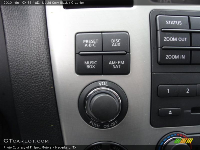 Liquid Onyx Black / Graphite 2010 Infiniti QX 56 4WD
