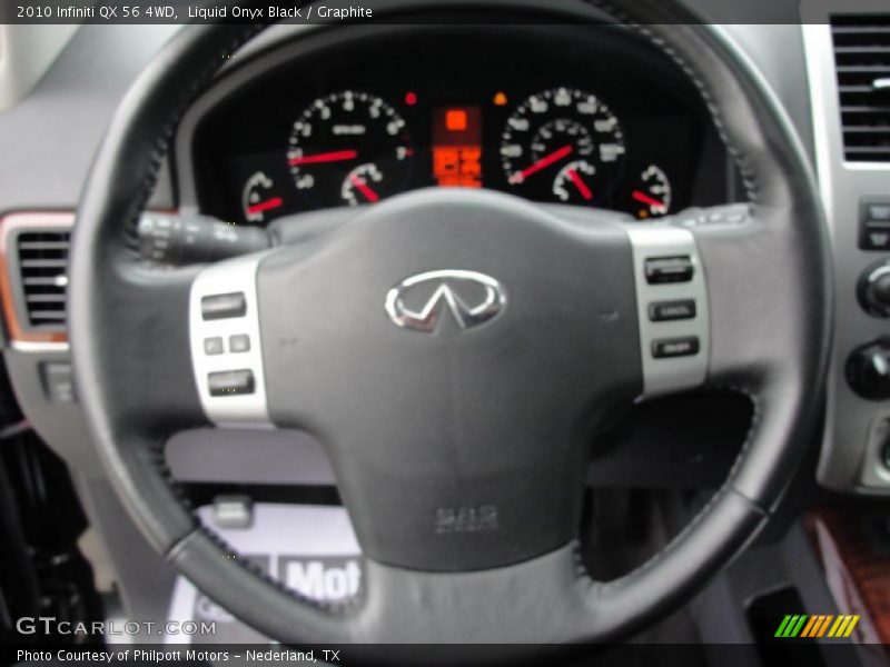 Liquid Onyx Black / Graphite 2010 Infiniti QX 56 4WD