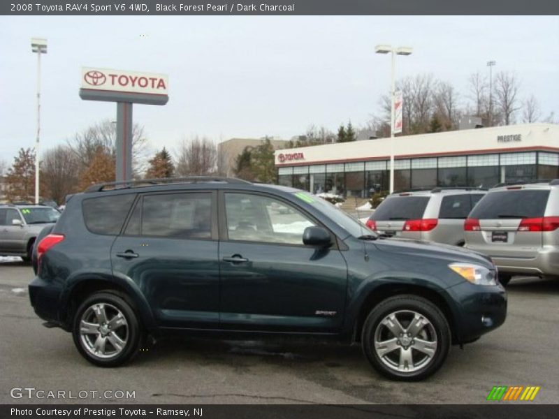 Black Forest Pearl / Dark Charcoal 2008 Toyota RAV4 Sport V6 4WD