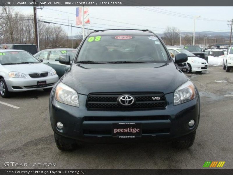 Black Forest Pearl / Dark Charcoal 2008 Toyota RAV4 Sport V6 4WD