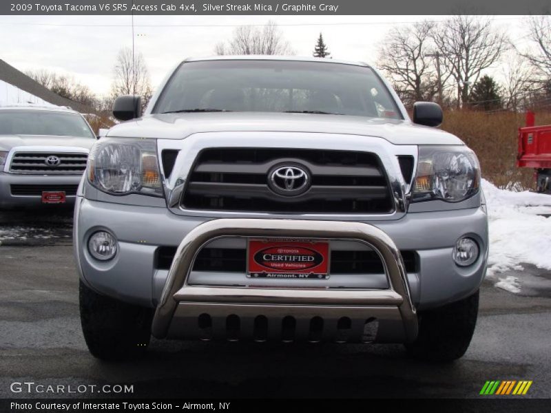 Silver Streak Mica / Graphite Gray 2009 Toyota Tacoma V6 SR5 Access Cab 4x4
