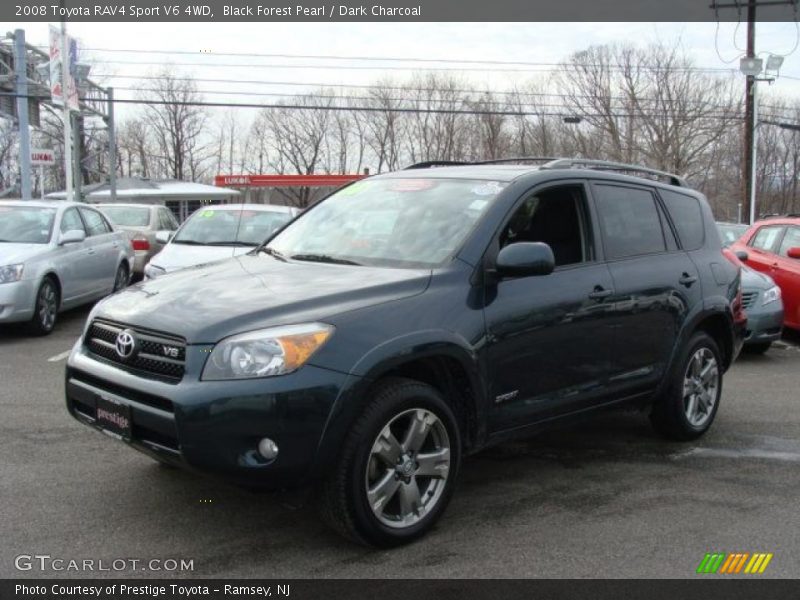 Black Forest Pearl / Dark Charcoal 2008 Toyota RAV4 Sport V6 4WD