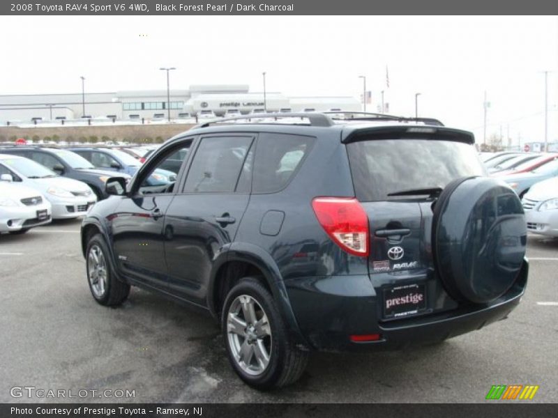 Black Forest Pearl / Dark Charcoal 2008 Toyota RAV4 Sport V6 4WD