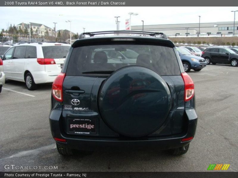 Black Forest Pearl / Dark Charcoal 2008 Toyota RAV4 Sport V6 4WD