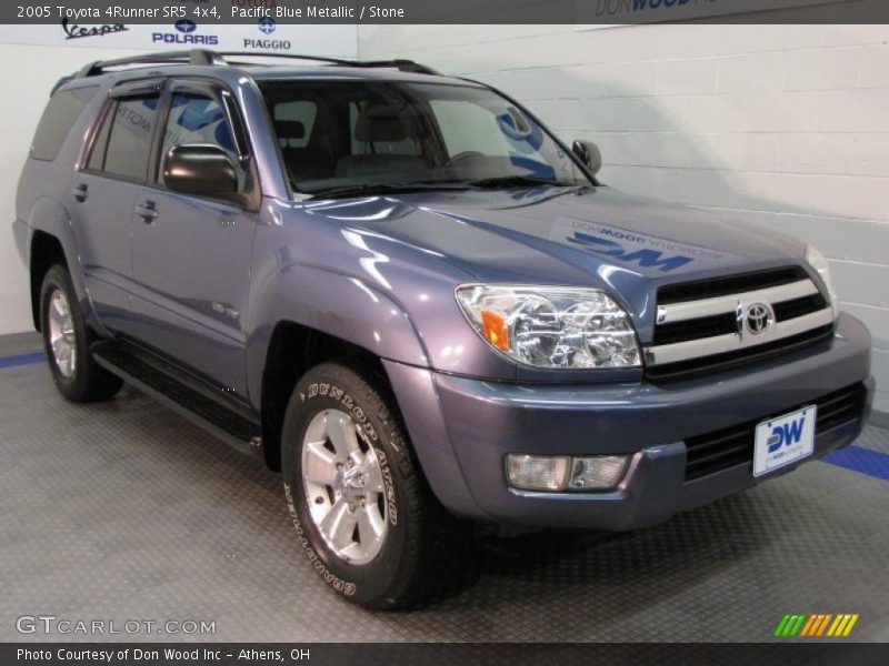 Pacific Blue Metallic / Stone 2005 Toyota 4Runner SR5 4x4
