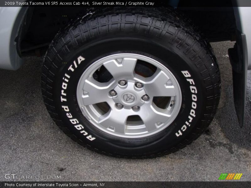 Silver Streak Mica / Graphite Gray 2009 Toyota Tacoma V6 SR5 Access Cab 4x4